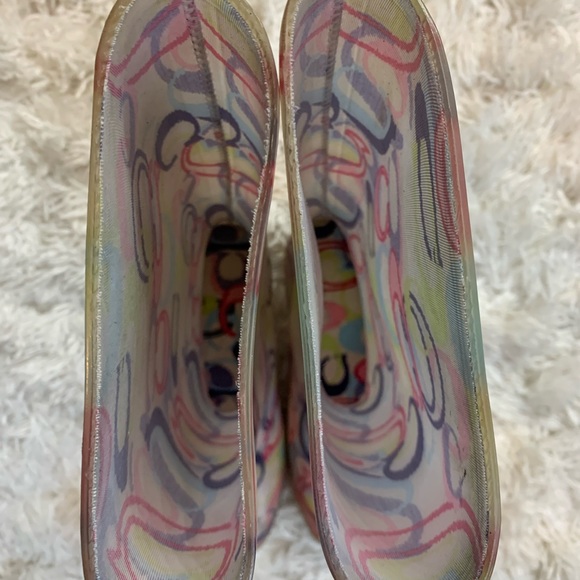 Coach Rubber Rain Boots - Picture 5 of 5